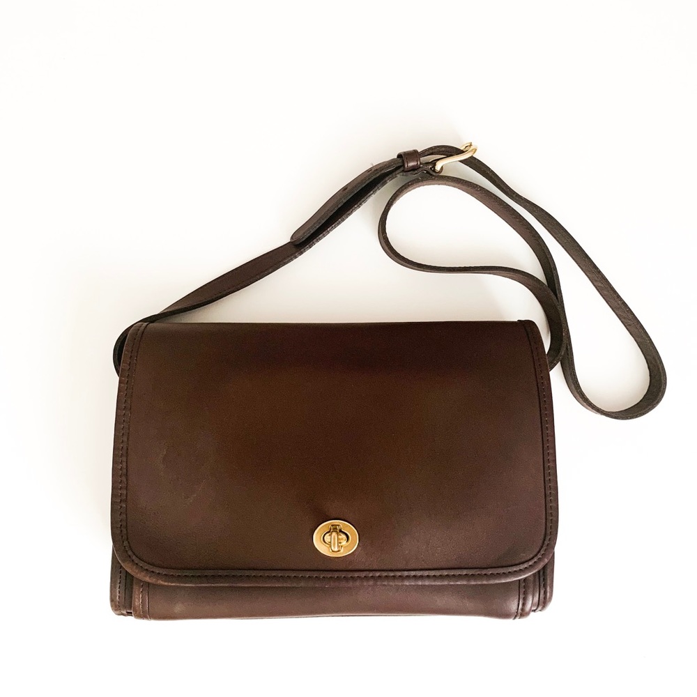 COPY - Vintage Coach 9812 Ridgefield brown mahogany bag